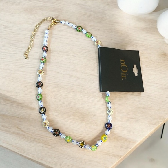 Noir Jewelry Millefiori Beaded Necklace – New with Tag - Picture 3 of 6